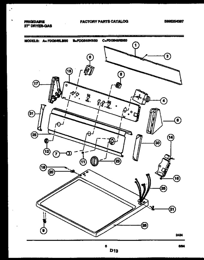 Diagram for FDG546RBS0