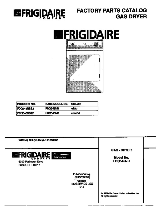 Diagram for FDG546NBS2