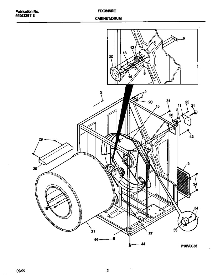 Diagram for FDG546RET3