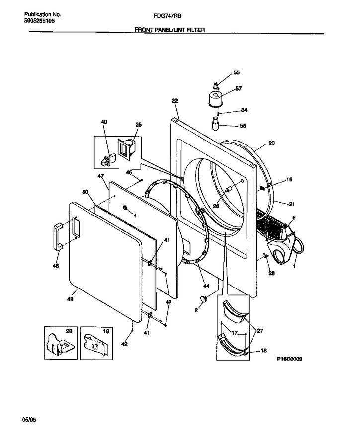 Diagram for FDG747RBS1