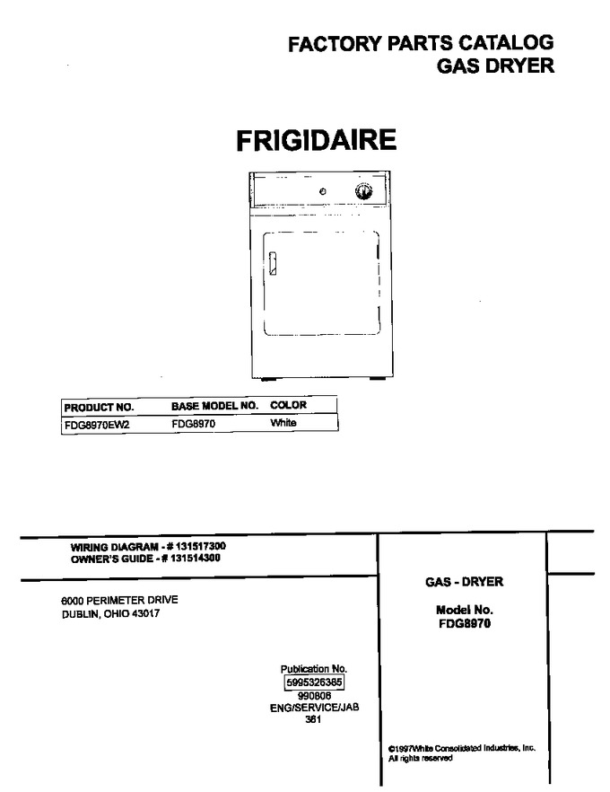 Diagram for FDG8970EW2