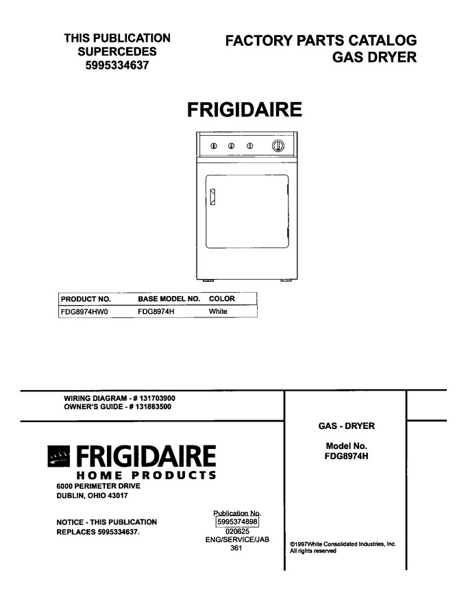 Diagram for FDG8974HW0