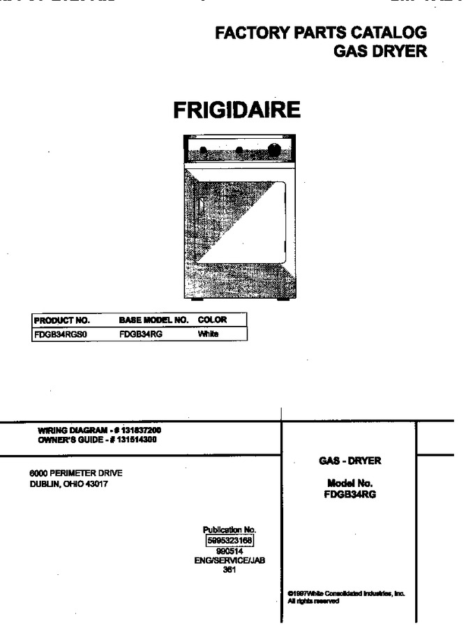 Diagram for FDGB34RGS0