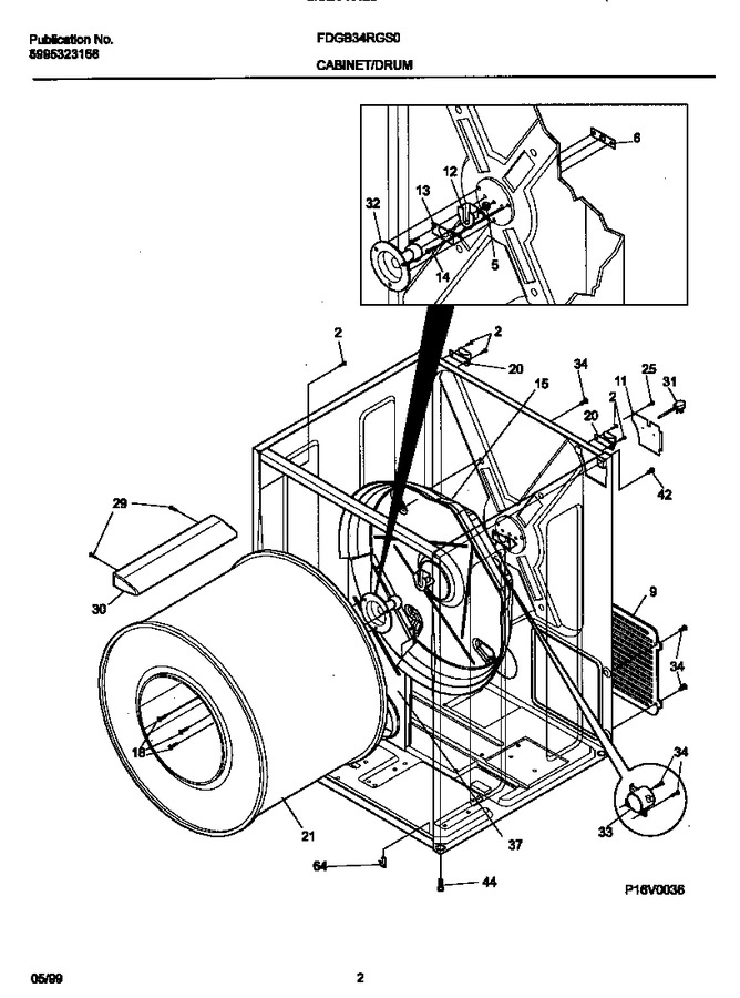 Diagram for FDGB34RGS0