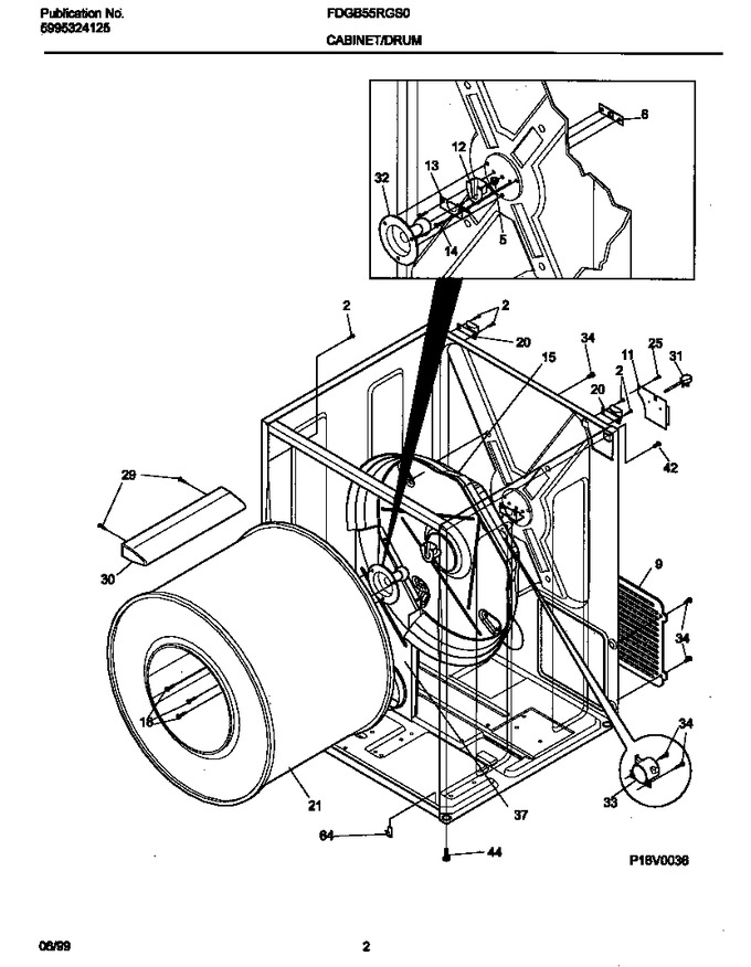 Diagram for FDGB55RGS0
