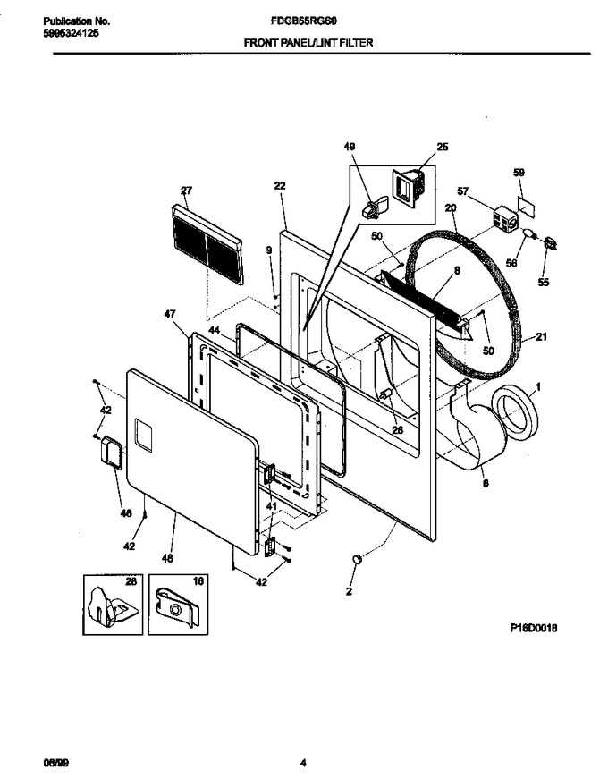 Diagram for FDGB55RGS0