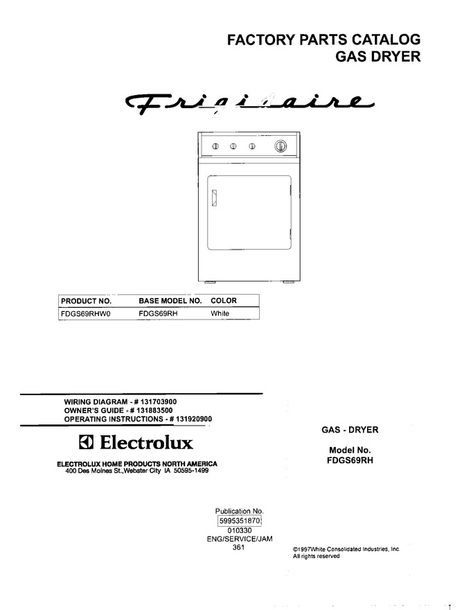 Diagram for FDGS69RHW0