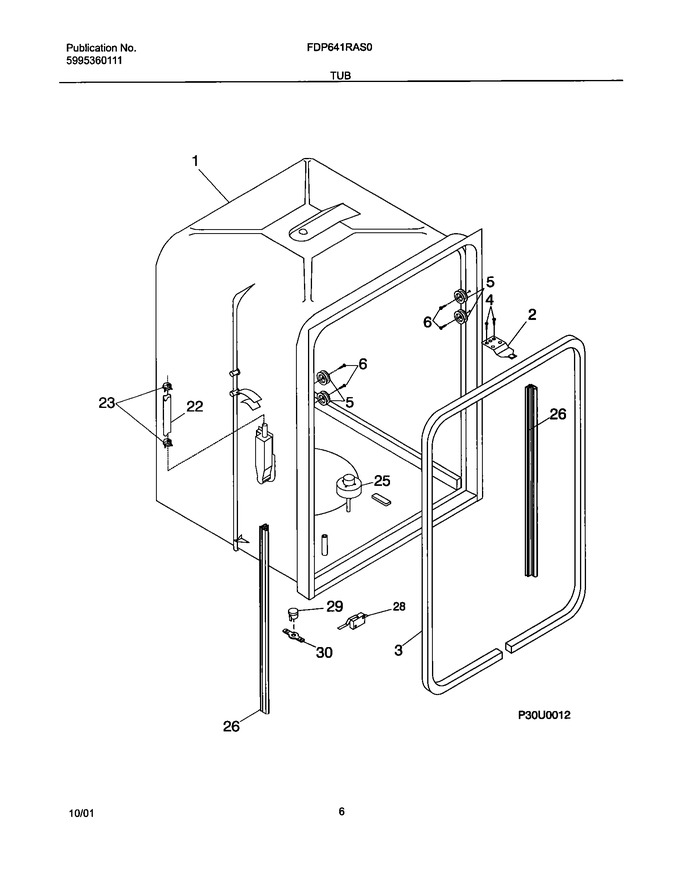 Diagram for FDP641RAS0