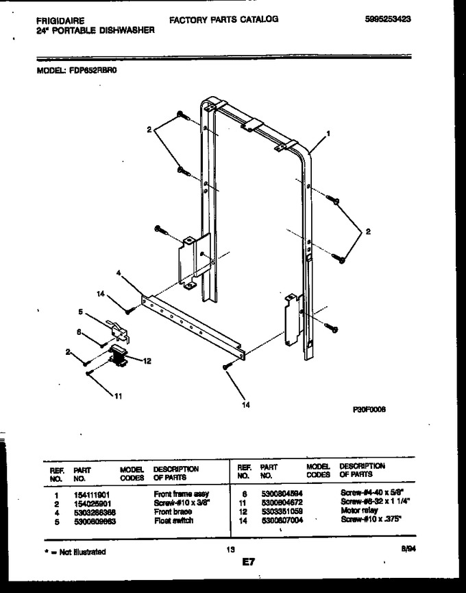 Diagram for FDP652RBR0