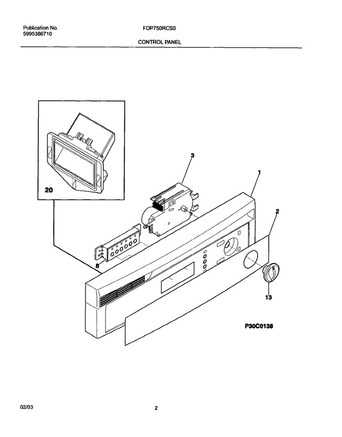 Diagram for FDP750RCS0