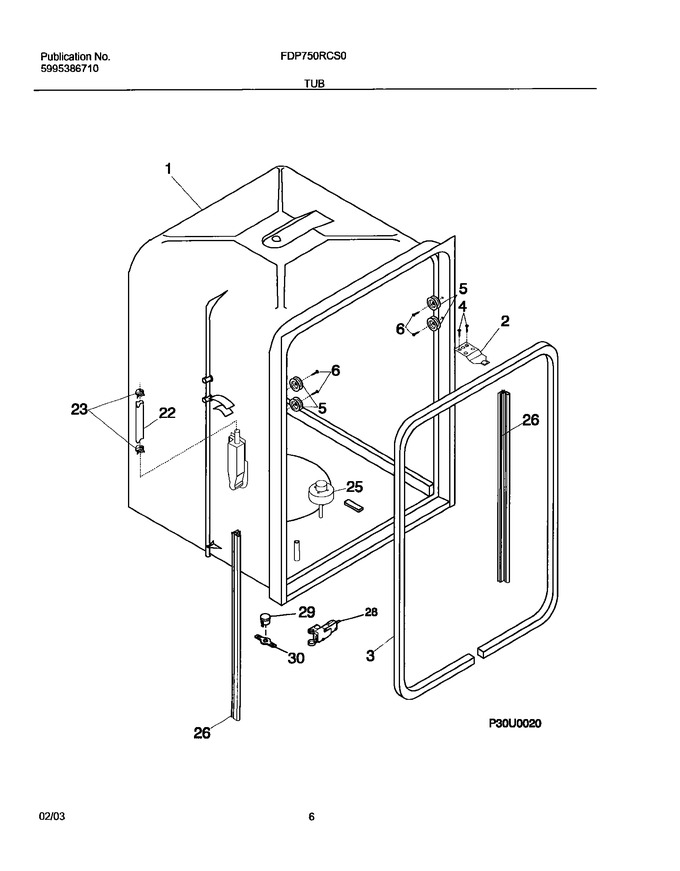 Diagram for FDP750RCS0