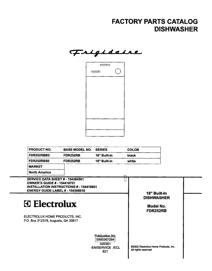 Diagram for FDR252RBB0