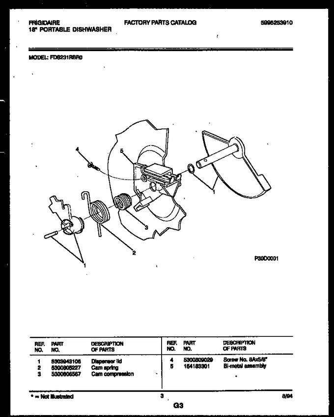 Diagram for FDS231RBR0