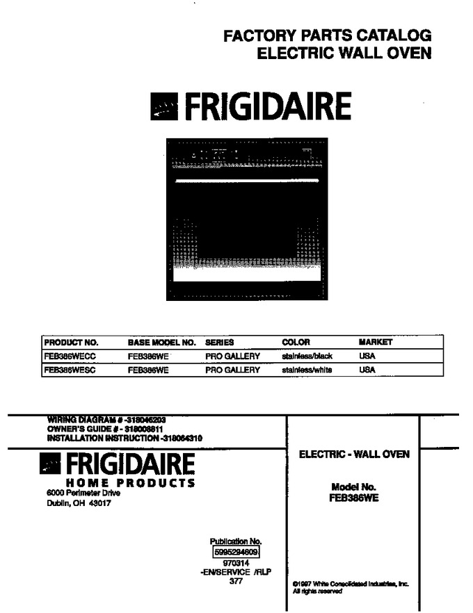 Diagram for FEB386WECC