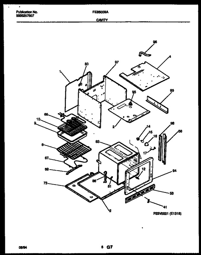 Diagram for FEB500BABD