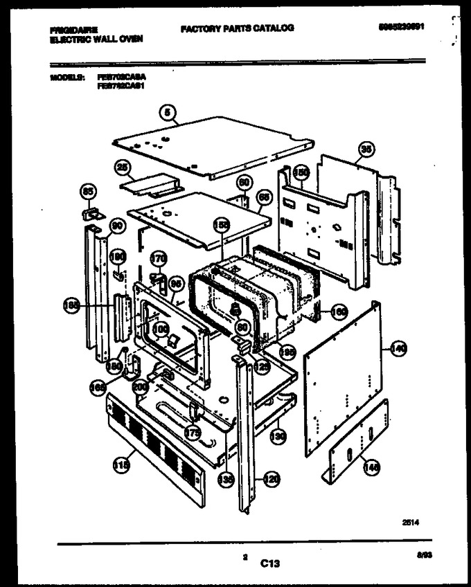 Diagram for FEB702CASA