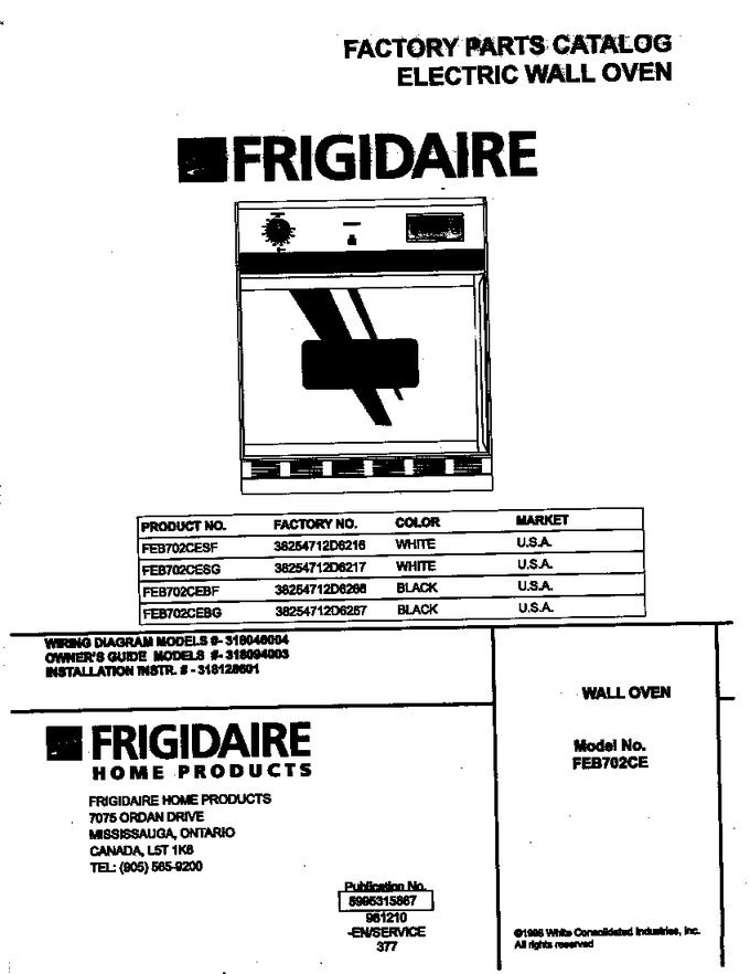 Diagram for FEB702CESF