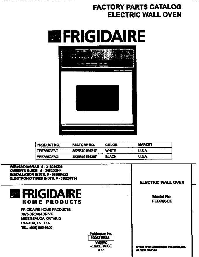 Diagram for FEB786CEBG