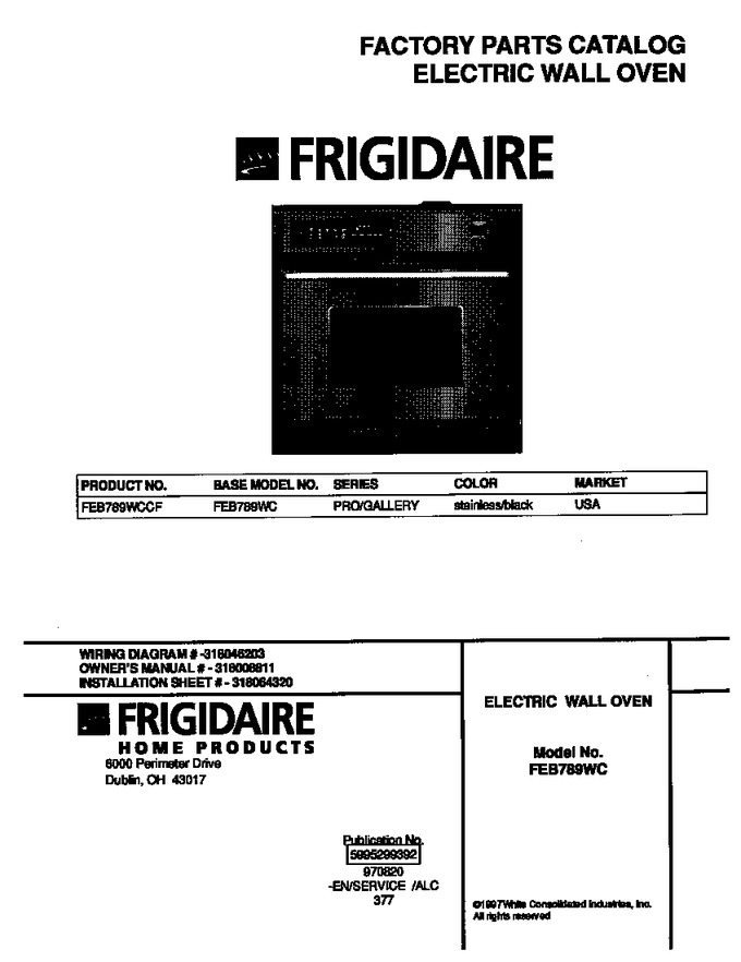Diagram for FEB789WCCF