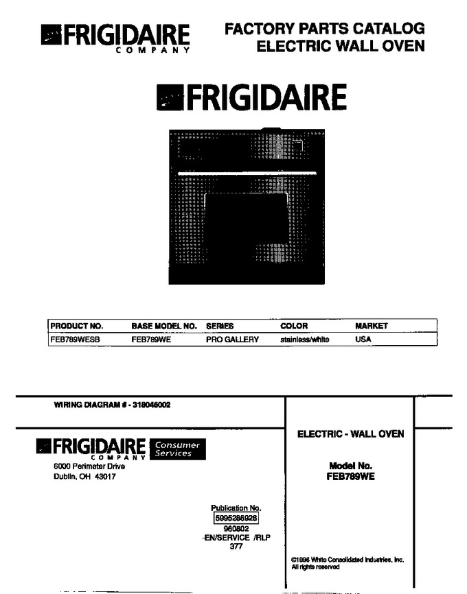 Diagram for FEB789WESB