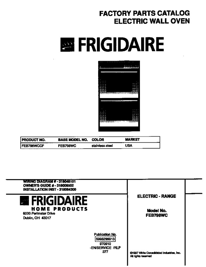 Diagram for FEB798WCCF