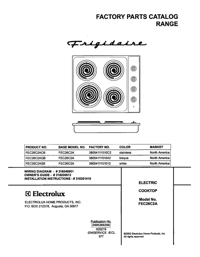 Diagram for FEC26C2ASB