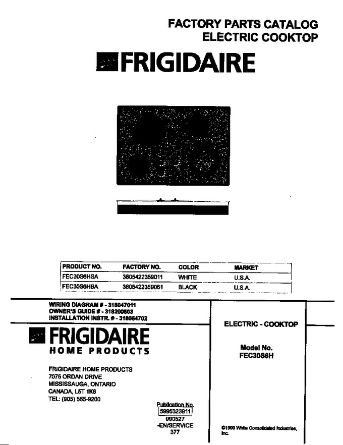 Diagram for FEC3026HSA