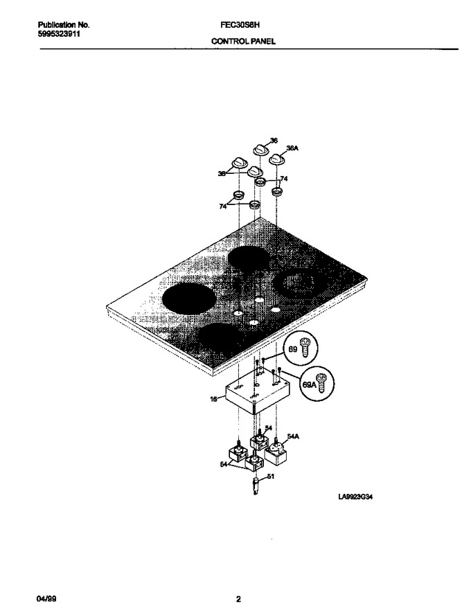 Diagram for FEC3026HSA