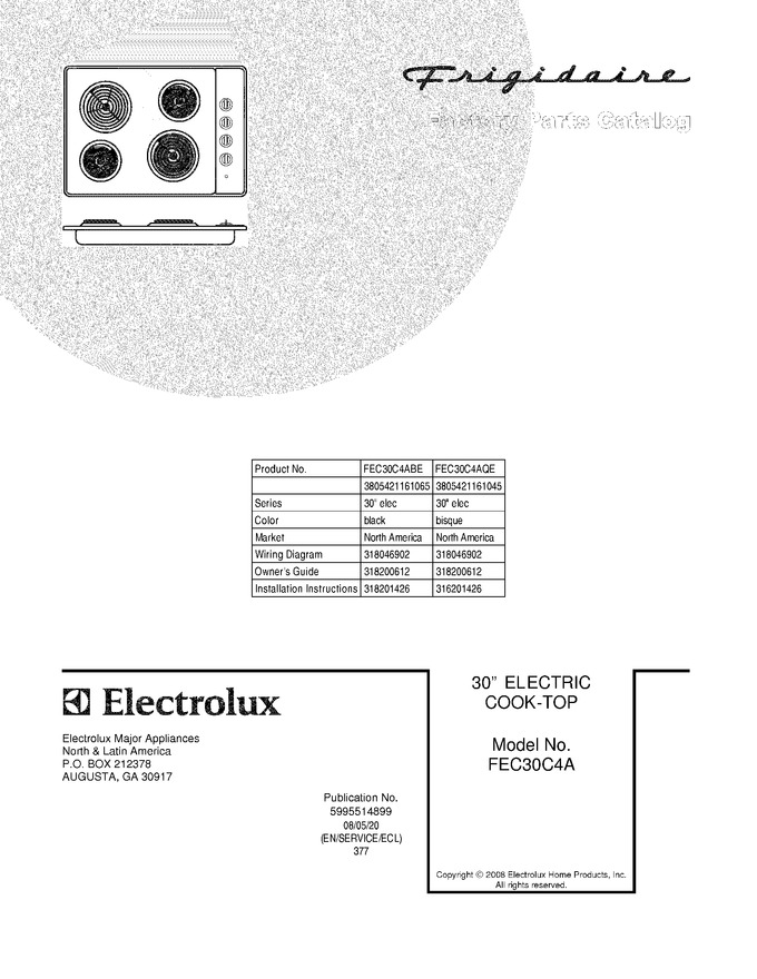Diagram for FEC30C4AQE