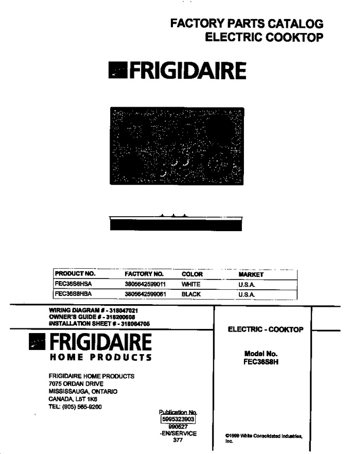 Diagram for FEC36S8HSA