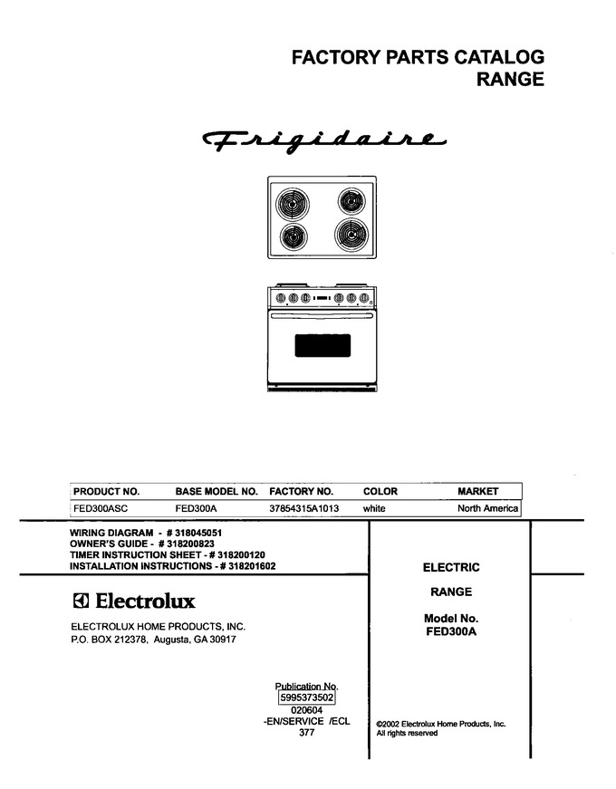 Diagram for FED300ASC
