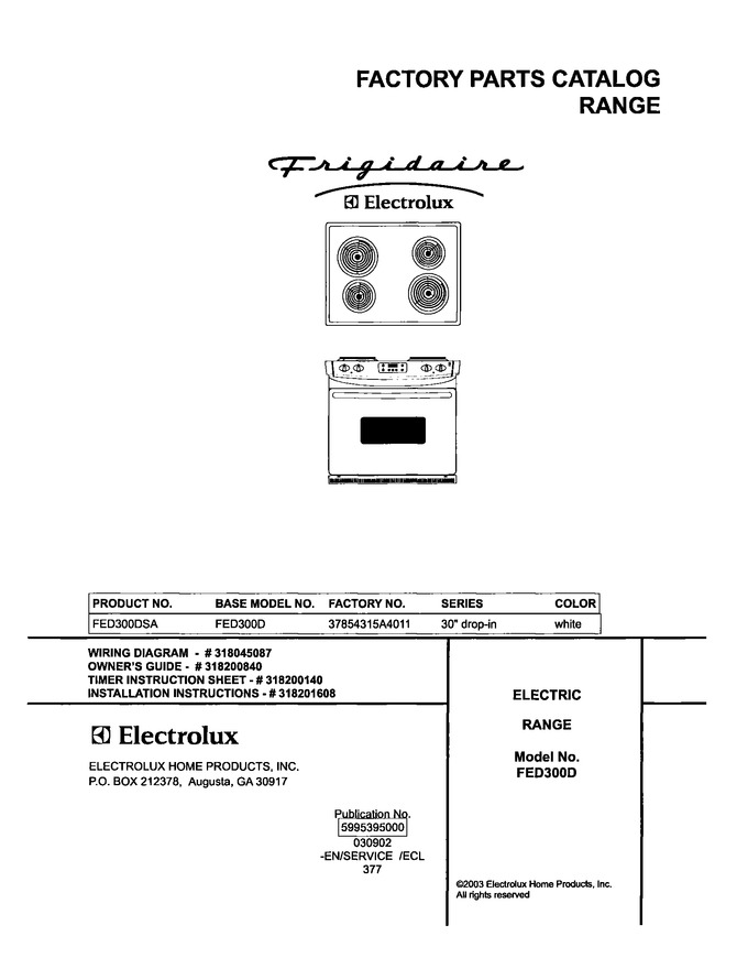 Diagram for FED300DSA