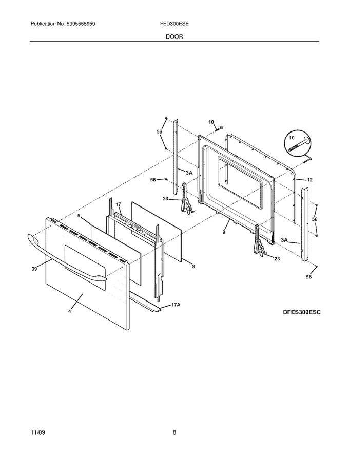 Diagram for FED300ESE