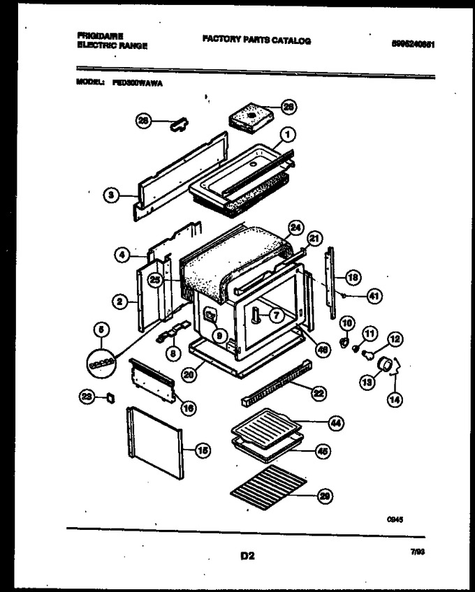 Diagram for FED300WABA