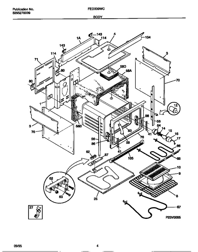 Diagram for FED300WCWB