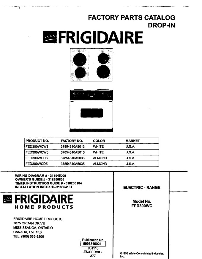 Diagram for FED300WCD3