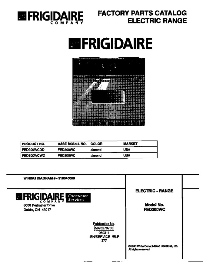Diagram for FED300WCWD