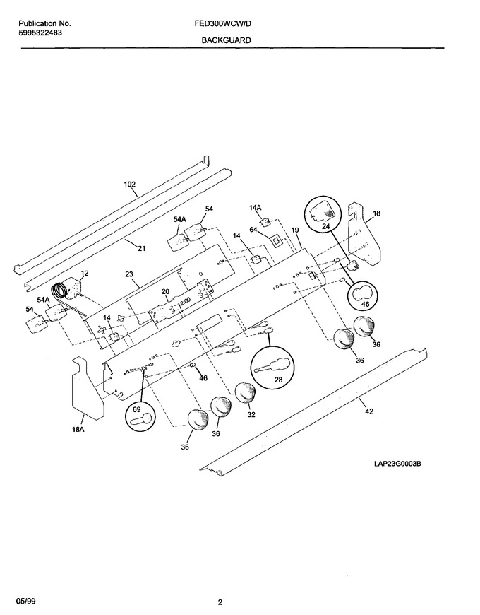 Diagram for FED300WCWH