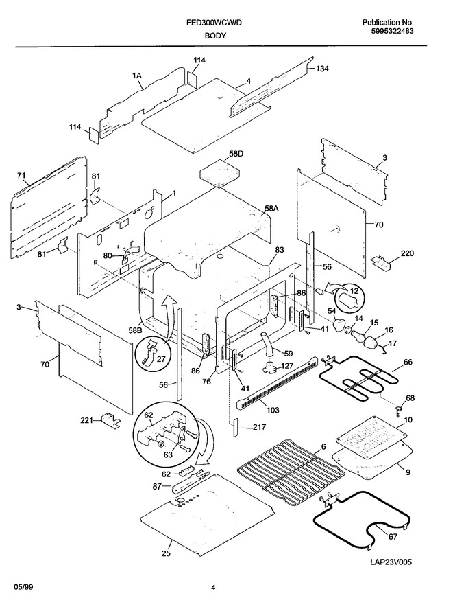 Diagram for FED300WCDF