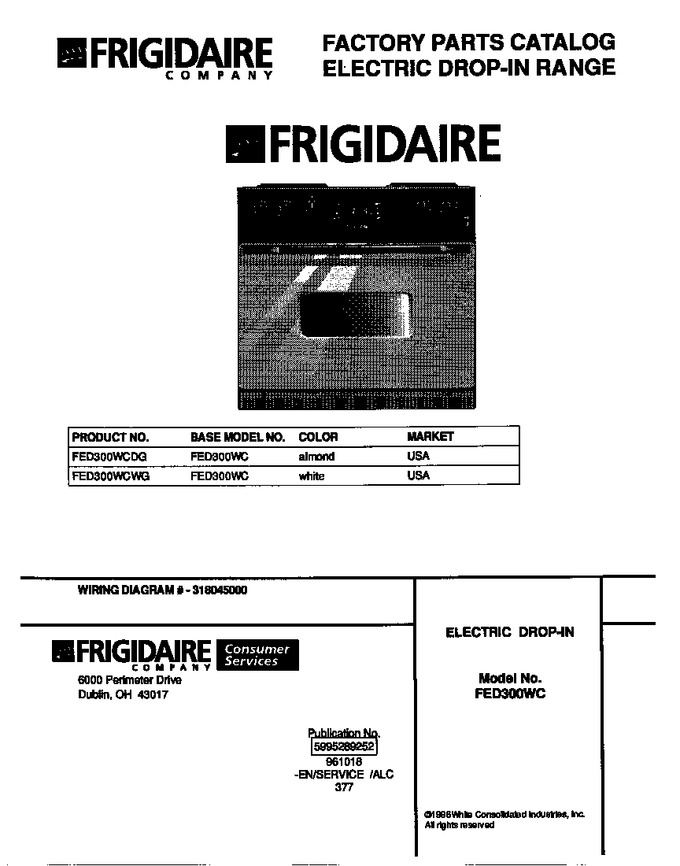 Diagram for FED300WCDG