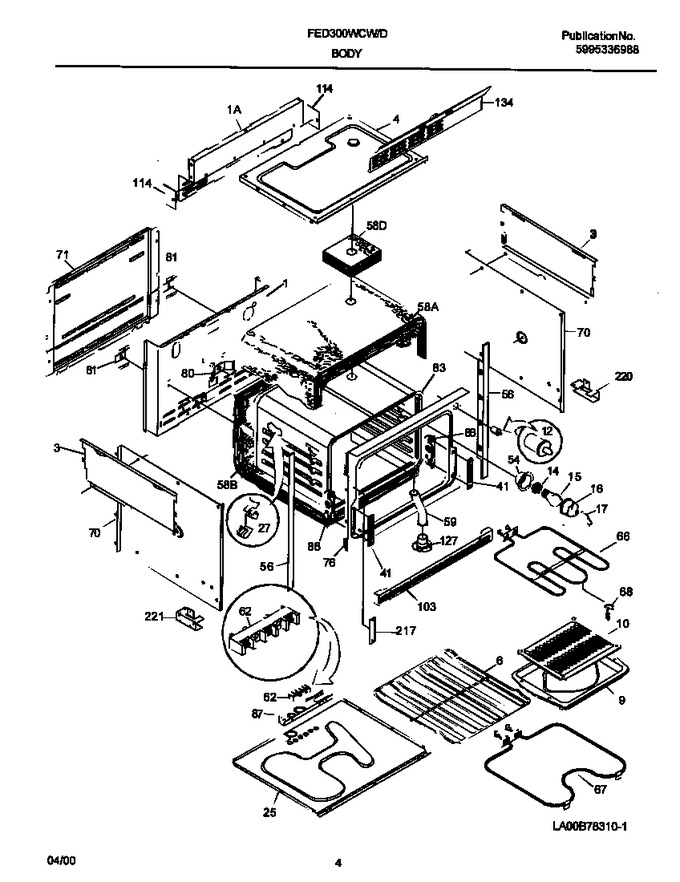 Diagram for FED300WCDI