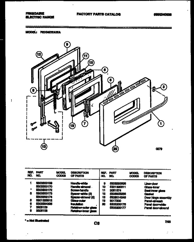 Diagram for FED340WAWA