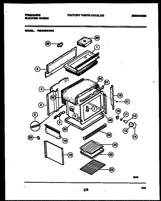 Diagram for FED340WAWA