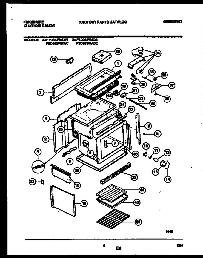 Diagram for FED353WAD3