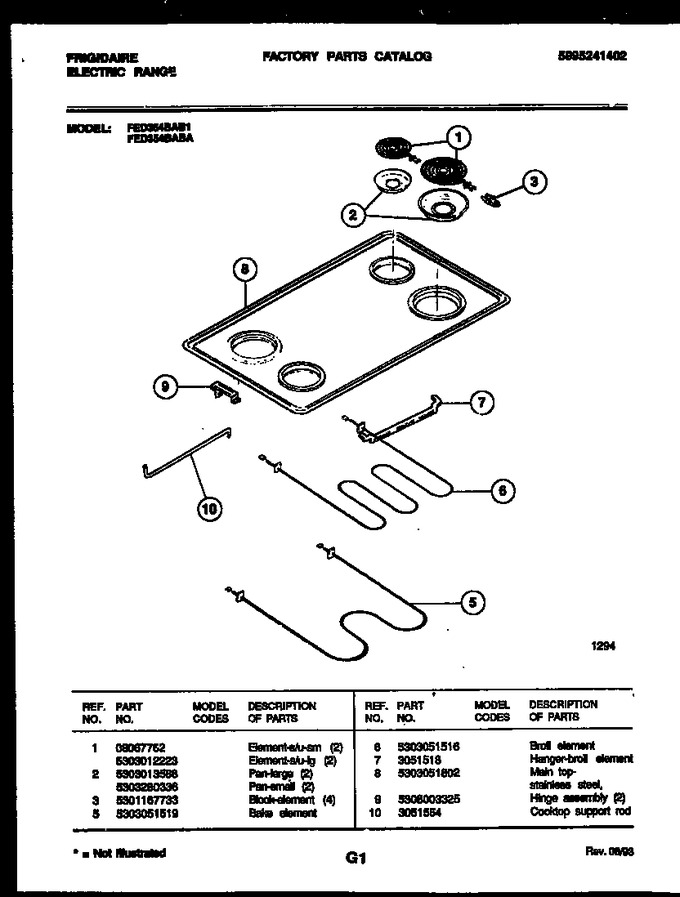 Diagram for FED354BAB1