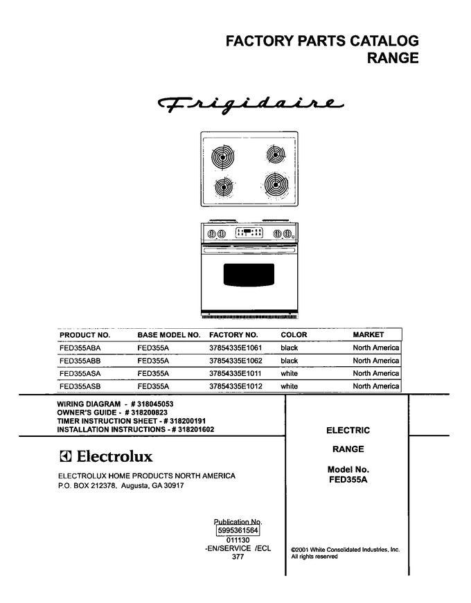 Diagram for FED355ASA