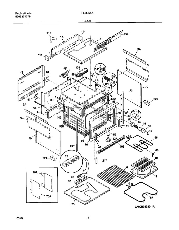 Diagram for FED355ASD