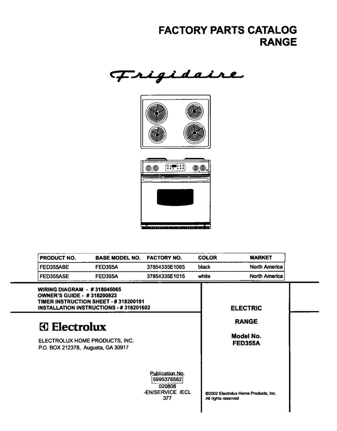 Diagram for FED355ABE