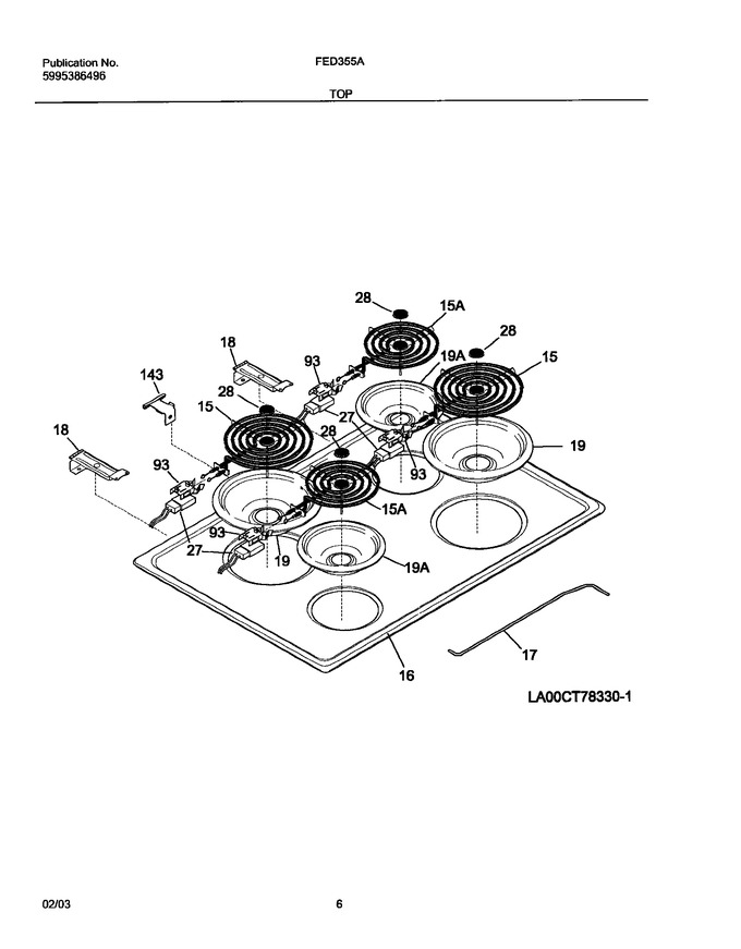 Diagram for FED355ASF