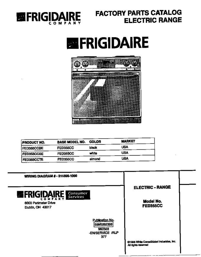 Diagram for FED355CCSE